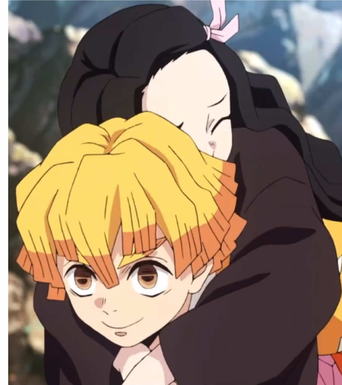 đôi gà bông nì dễ thương 🥺 #zenitsu #nezuko #kimetsunoyaiba #demonslayer 