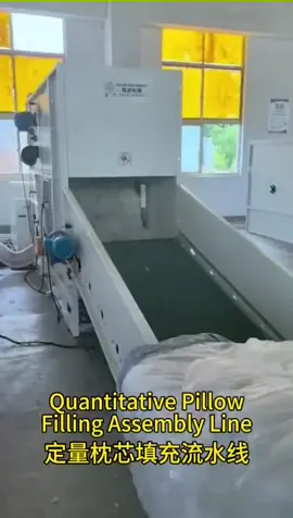 Quantitative Pillow Filling Machine #quantitativefilling #pillow #pillowfilling #haijin #cushion      