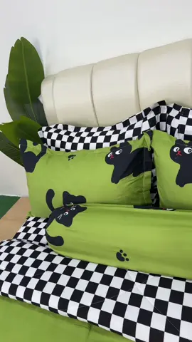 #corakkucing #setcadar7in1withcomforter  #matterialkaincottonpremium  #Treadcount1200  #fyp 