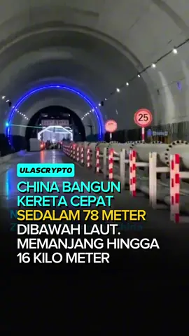🚄🇨🇳 CHINA PECahkan REKOR DUNIA! China sedang membangun terowongan kereta cepat bawah laut TERPANJANG di dunia 🚨 🌊 Lokasi: Ningbo – Zhoushan, Zhejiang 📏 Panjang: 16,2 km (11,2 km di bawah laut) ⬇️ Kedalaman: 78 meter di bawah permukaan laut ⚡ Kecepatan: 250 km/jam ⏱️ Waktu tempuh: dari 90 menit jadi cuma 30 menit! Yang bikin gila 👉 Terowongan ini melintas jalur kapal internasional & zona geologi rumit. Kalau selesai 2028, proyek ini bakal kalahkan Channel Tunnel (Inggris–Prancis) & Seikan Tunnel (Jepang) 🤯 China lagi-lagi buktiin diri di proyek infrastruktur raksasa 💥 #china #keretacepat #breakingnews #berita 