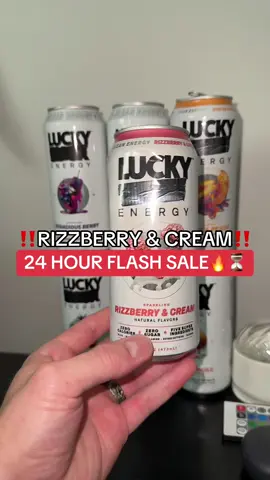Rizzberry and cream is so good! #lucky #luckyenergy #energydrink #tiktokbacktoschooldeals #energydrink 