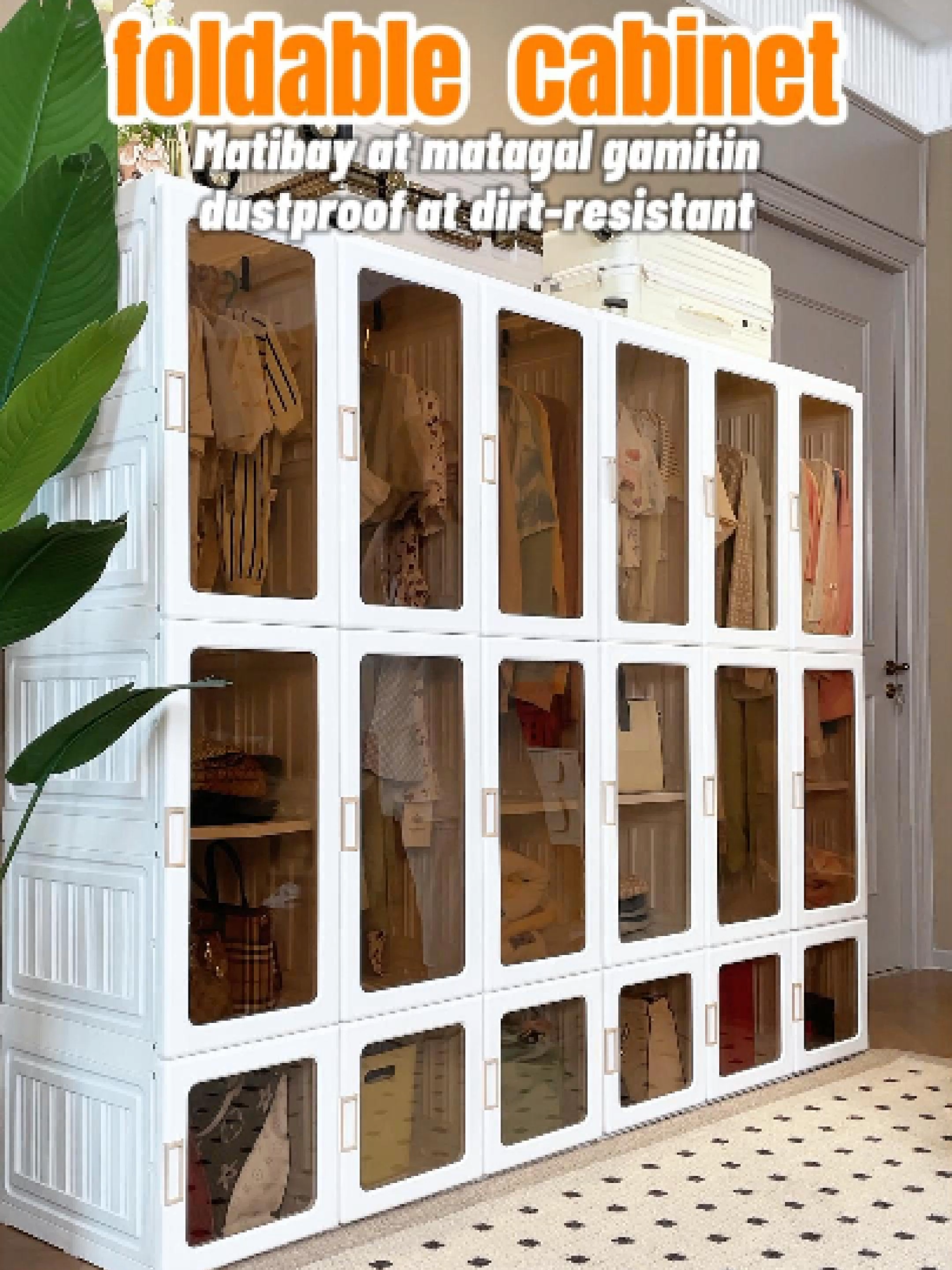 👗 Damit sa bahay parang bundok na? 🏠 👉 Subukan mo ang ANTBOX foldable wardrobe— 📦 Super laki ng capacity, kasya ang buong pamilya 👨‍👩‍👧‍👦 ✨ Dustproof, ipis-proof at sobrang bilis buuin ⚡#payday #foldablewardrobe #wardrobe #ANTBOX