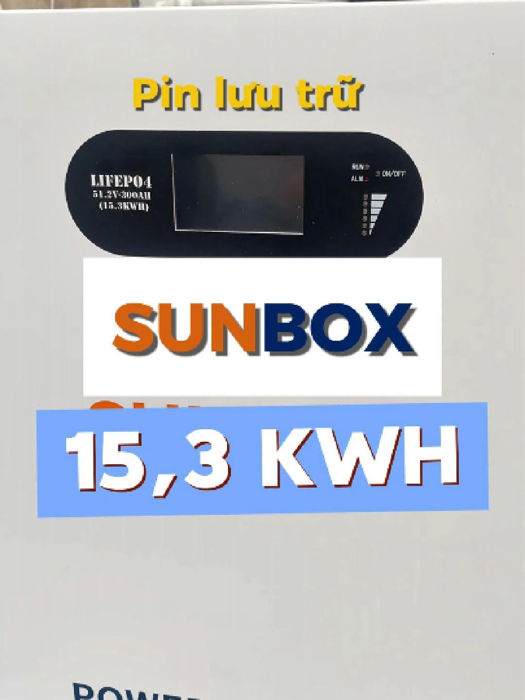 Bạn có biết? Pin lưu trữ SunBox 15,3kWh giúp tiết kiệm điện vượt trội, kết nối được với nhiều biến tần lớn, giám sát dễ dàng qua App – Wifi – Bluetooth 🔋 👉 Giải pháp an toàn, thông minh cho hệ thống điện năng lượng mặt trời tại nhà bạn! #pinluutrudien #sunbox #diennangluongmattroi#pinluutru #inverter #tietkiemdien #solarpanel #nangluongxanh