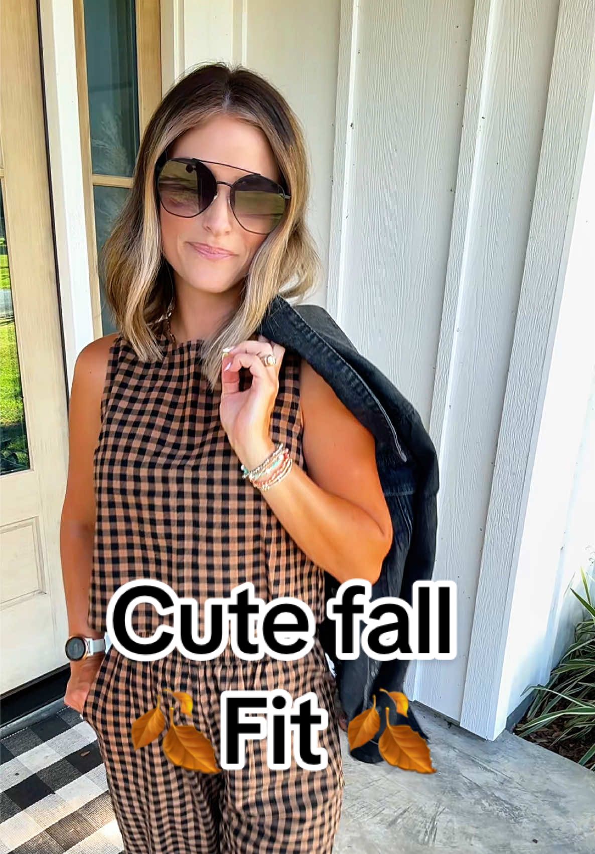 Ohhhhhhh… baby 🍁this one is good !!!! #fallset #plaid #falldealsforyou #fallfashion #falloutfits 
