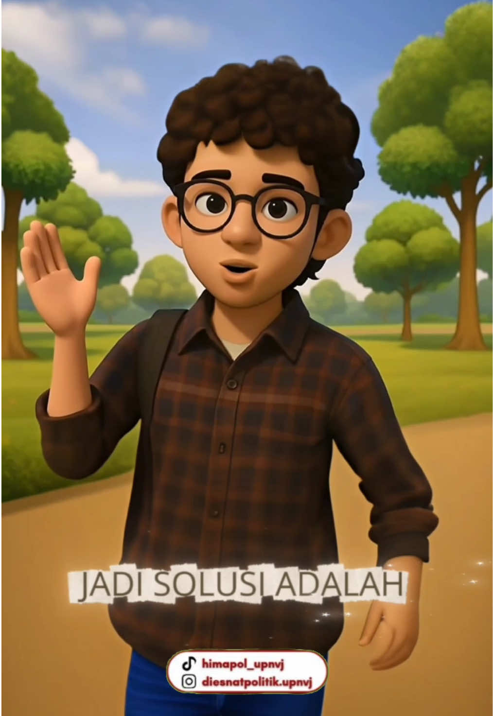 🎬“Stop Hoaks, Wujudkan Demokrasi Sehat” Oleh: Muhammad Dzaky Waldi Asuyuti Asal Instansi: Universitas Nasional  🎥 Deskripsi Singkat: Video ini menjelaskan tentang bahaya penyebaran hoaks di era demokrasi digital, khususnya yang berkaitan dengan politik. Saya menekankan pentingnya literasi digital, berpikir kritis, serta kesadaran masyarakat untuk tidak mudah percaya dan menyebarkan informasi palsu. 📌 Cerita di Balik Video Ini: Saya memilih topik ini karena melihat sendiri bagaimana berita hoaks mudah sekali beredar di sekitar kita, bahkan sampai ke lingkungan anak-anak. Banyak orang yang tanpa sadar ikut menyebarkan, padahal dampaknya bisa merusak kepercayaan publik dan membuat masyarakat terpecah. 🌟 Harapan & Pesan: Saya berharap lewat video ini, masyarakat terutama generasi muda bisa lebih sadar pentingnya literasi digital. Mari kita mulai dari hal sederhana: cek dulu sebelum share, bedakan mana fakta dan opini, dan jangan mudah terprovokasi. Semoga kita bisa jadi warga digital yang cerdas, dan gunakan jempol kita untuk menyebarkan kebaikan, bukan kebohongan.  #KabinetArthadhikara #MahayaIlmuPolitikUPNVJ #PolitikkitaRumahkita #HIMAPOLUPNVJ