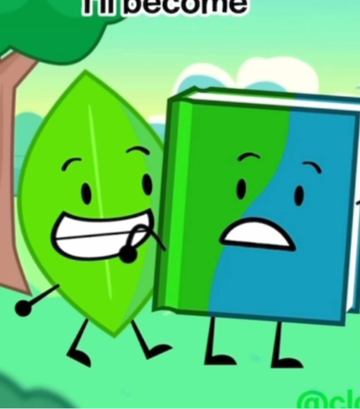 Go check out the original creators vids it’s WAY better than this. This was kinda just a graph test mainly #fypシ゚viral #objectshowcommunity #leafy #bfdia #animation #alightmotion #bfdianimation #book #copycat #osc #fypage 