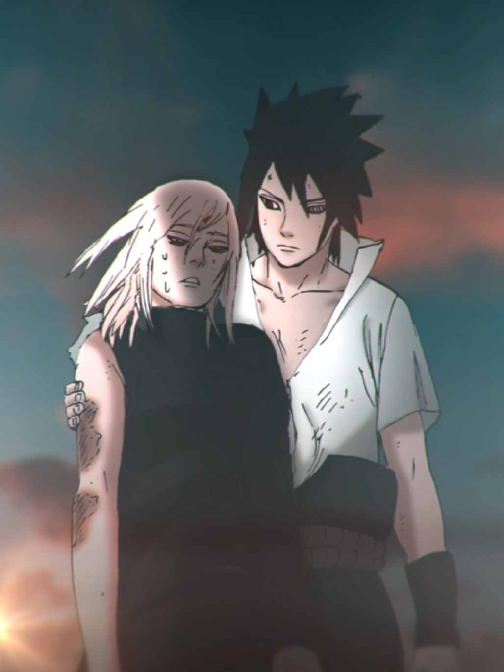 Your face #aftereffects #fyp #mangaanimation #sakura #sasuke 