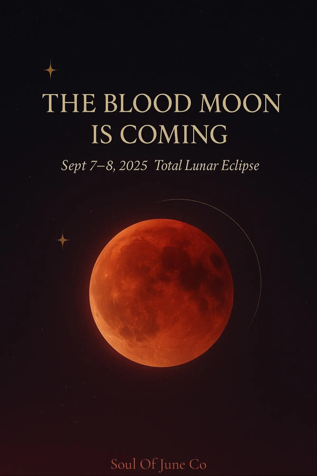 On the night of Sept 7–8, 2025, the Moon will enter Earth’s shadow, glowing deep crimson in a rare total lunar eclipse. This eclipse will be most visible in Asia, Australia, eastern Africa, and parts of Europe, with peak totality around 2:12 AM EDT. Even if you can’t see it where you are, you can still feel it. Lunar eclipses mark cosmic turning points — moments when cycles close, truths rise to the surface, and the energy of release is magnified. Spiritually, the Blood Moon invites you to: Let go of what no longer serves your growth Welcome clarity, even when it’s uncomfortable Allow transformation to happen from the inside out Look up if you can. Tune in if you can’t. Either way, this is a night to pause, breathe, and align your heart with the skies. #BloodMoon #LunarEclipse #MoonWisdom #EnergyShift #Astrology #SpiritualAwakening #witchtok #moonwitch #spiritualtiktok #fyp #fypシ 