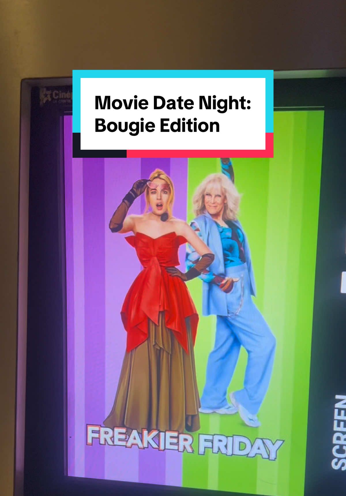 My wallet might be screaming like Tess, but our inner child is thrilled to see Freakier Friday in style!  @Cinépolis USA #morethanamovie #freakierfriday #disney #movienight #datenight 