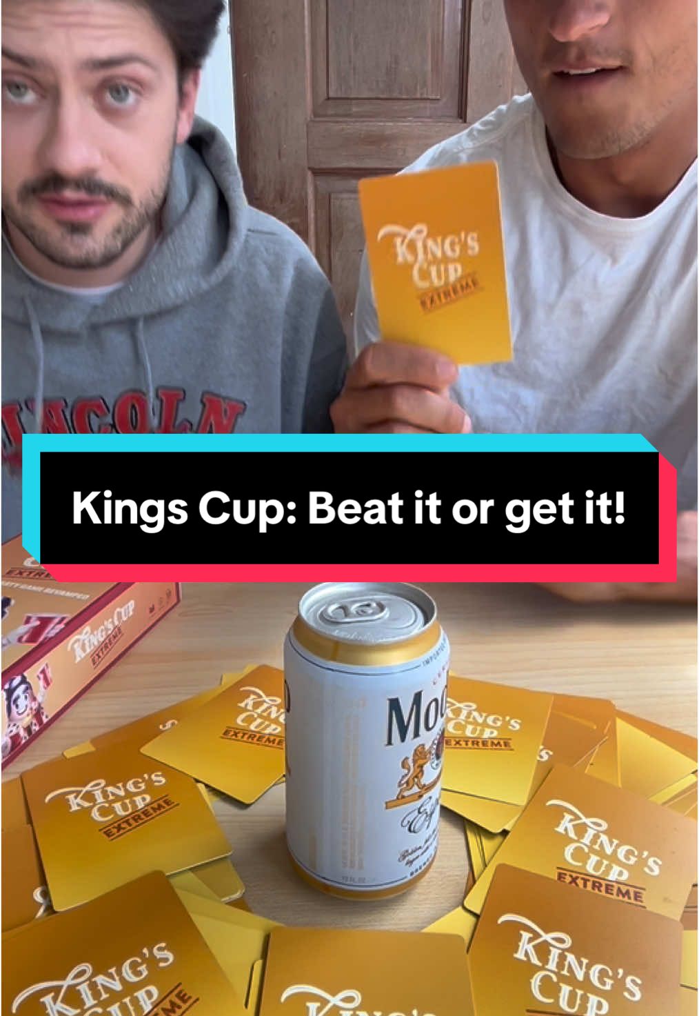 Beat it or get it! #kingscup #moviegame #funny #GameNight #drink 