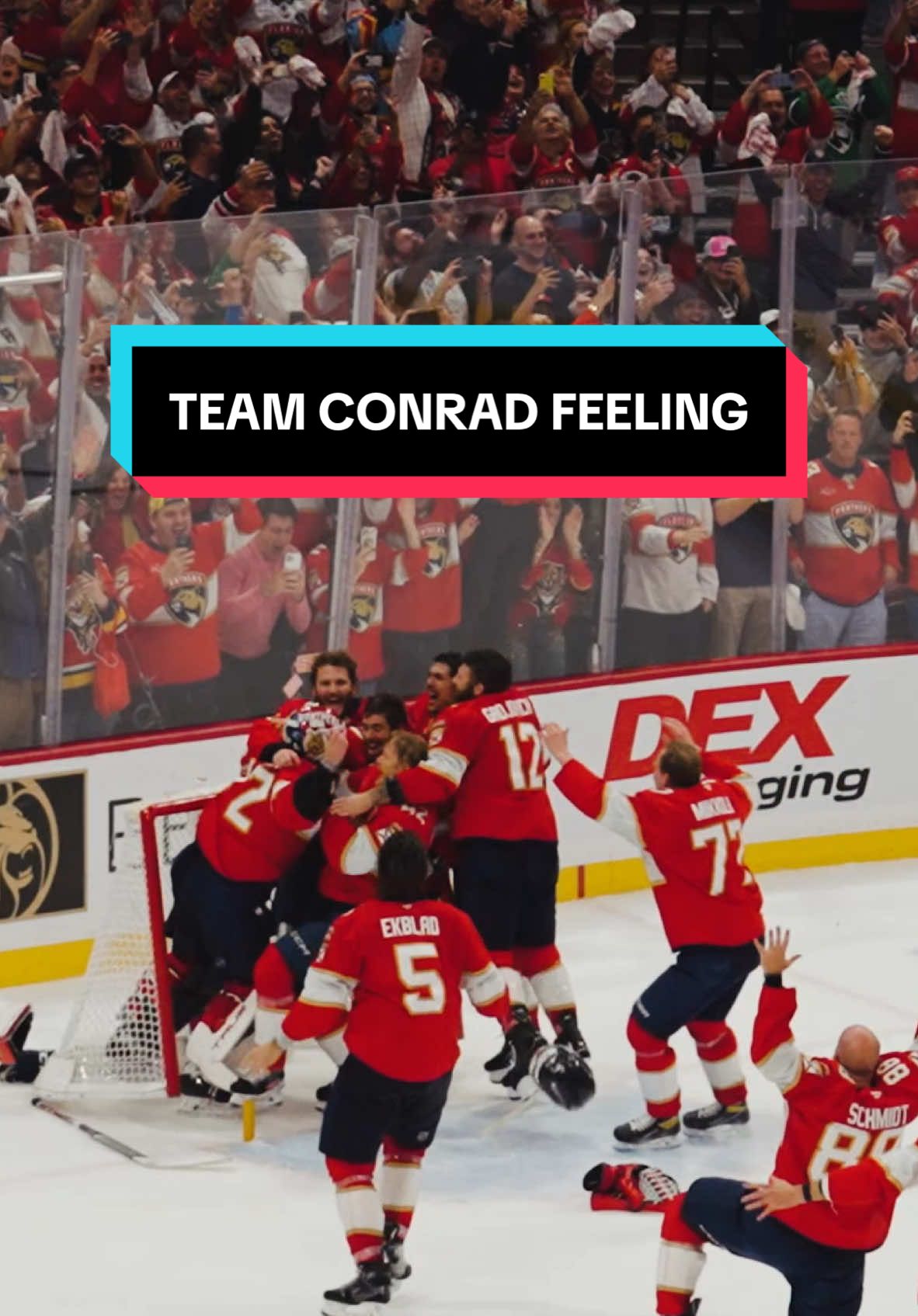 team Conrad, we up 🤪 #NHL #tsitp #hockey #sports #FloridaPanthers #ConradFisher 