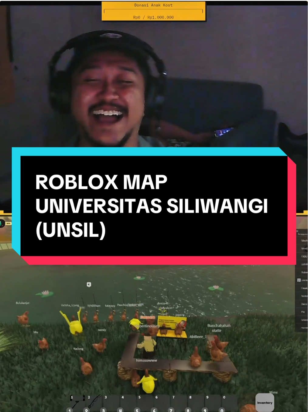 maen roblox di map Universitas Siliwangi kampus 2 lucu moal aya nu nandingan ahahaha 🤣🤣🤣#CapCut 