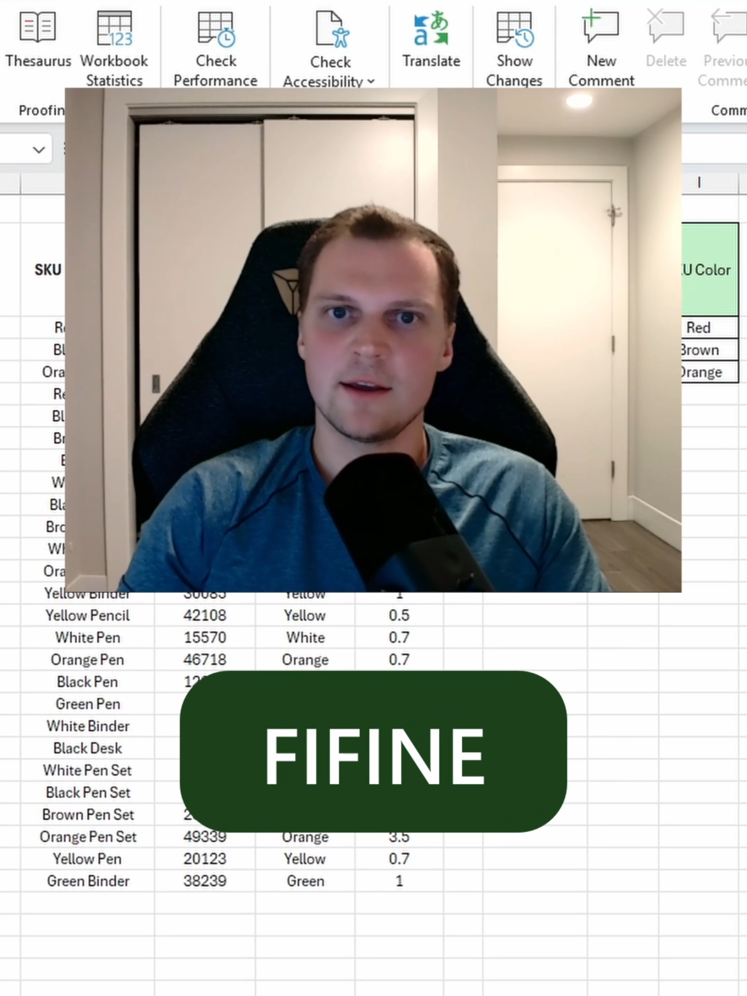 Check out my Amazon Storefront (link in my Bio) to see all the stuff I use every day for my home office, to film videos, and some funny Excel products! Thank you all for supporting my TikTok channel and I appreciate you all watching my videos! #Excel