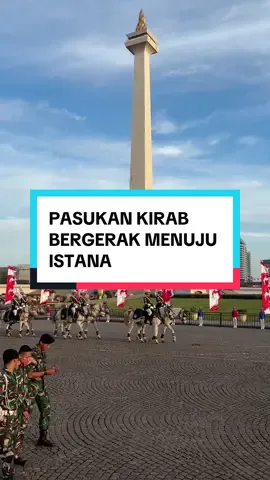 PASUKAN KIRAB BERGERAK MENUJU ISTANA NEGARA/ PERSIAPAN PENURUNAN BENDERA MERAH PUTIH // #fypage #fypシ゚viral #fyppppppppppppppppppppppp ##kirab #indonesia 