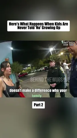 Here what happens when kids are never told no growing up #bodycam #fyp #police 