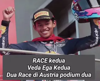 Veda Ega Pratama tampil impresif meski kalah dramatis dari Brian Uriarte pada balapan kedua Red Bull Rookies Cup 2025 di Sirkuit Red Bull Ring, Austria, Minggu (17/8/2025). #veda #motogp #indonesia #roadtomotogp #viral 