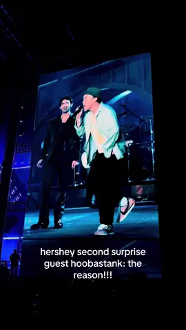 hersheys second surprise guest!! #jonasbrothers #hoobastank #hersheypark 