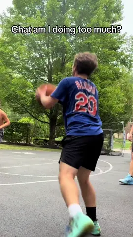 Chat I was doing too much #fyp #basketball 