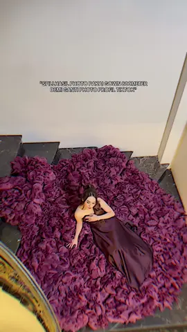 gown hasil dari 800meter kain #ownerhaloca #cesme 