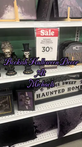 Lovinggg the book inspired Halloween decor at Michaels this year! #michaelshalloween #bookishdecor #romantasy #darkromance