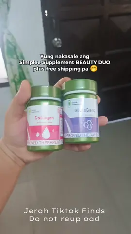 Yung nakasale ang Simplee Supplement BEAUTY DUO plus may shipping discount pa 🤭  #simpleesuplement #collagen #glutagenc  #simpleesupplements #simpleesupplementcollagen 