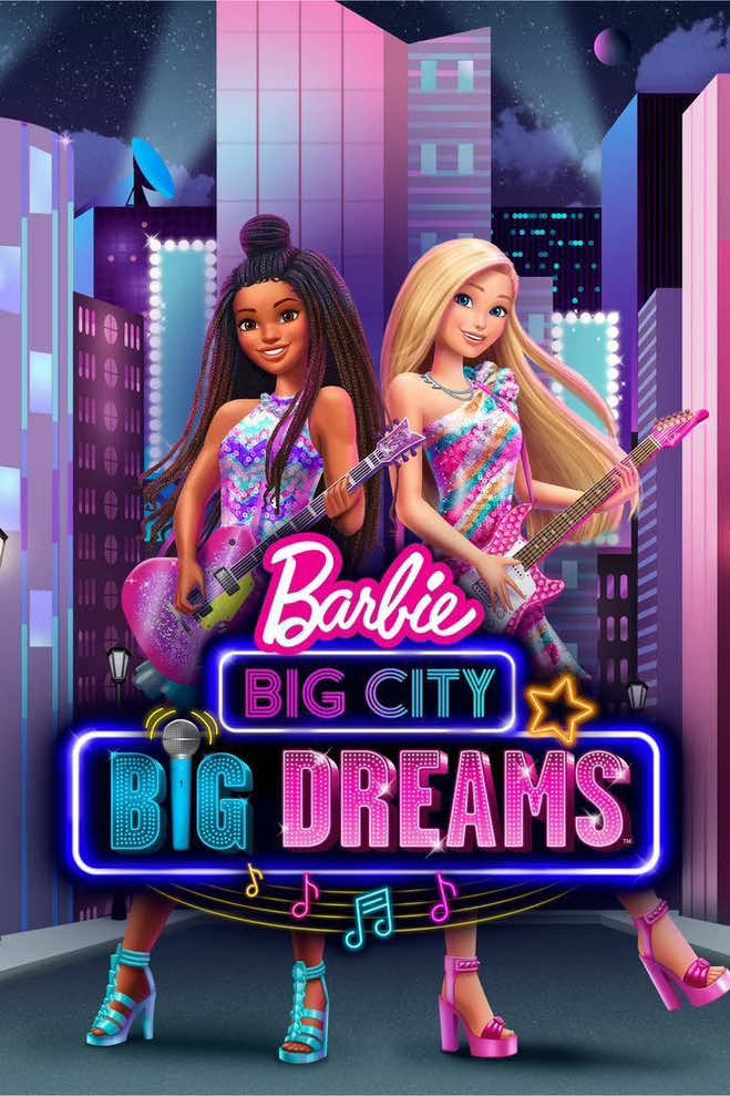 Barbie: Big City, Big Dreams - Dubbing Indonesia 2021 | Adventure/Musical Barbie swaps the sunny shores of Malibu for the bright lights of Broadway to attend an exclusive summer performing arts programme and meets Barbie. The two friends soon discover they share more than a name. #barbie #film #movie #fyp #BarbieMovie   