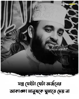 সপ্ন সেইটা যেটা অর্জনের আকাঙ্ক্ষা মানুষকে ঘুমাতে দেয় না..!!😊🌺 #mizanurrahmanazhari #foryou #fyp #foryoupage #viral #islamic #islamic_media #islamic_video #banglawaz #trending #waz #islamicvideo #shahedafnan04 