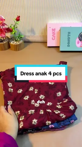 Dress anak 4 pcs #dressanak #dressmurah #dressanak #fyp 