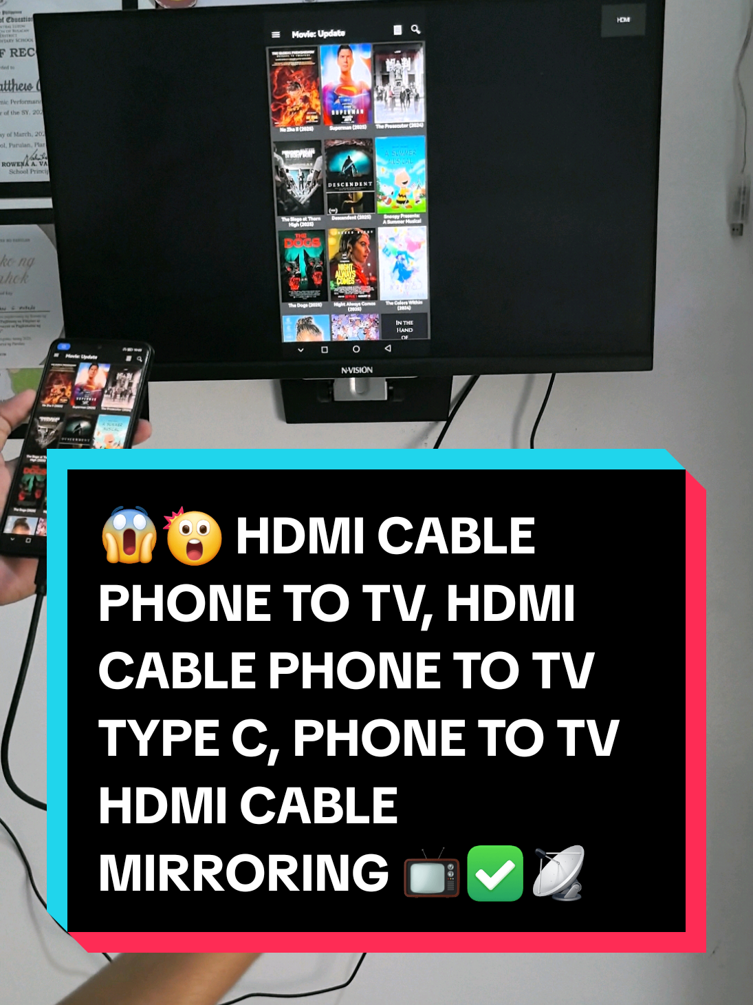 📱➡️📺 FROM PHONE TO BIG SCREEN agad-agad! 🎯 Huwag ka na magtiis sa maliit na screen 😫 — gamit ang Vention Type-C to HDMI Cable, ma-e-enjoy mo na ang cinema-like experience sa bahay o sa office! 🚀 ✨ Bakit sulit ang Vention? ✅ 4K Ultra HD @30Hz – Super linaw at smooth ang video! ✅ Plug & Play – Walang WiFi, walang app, walang hassle! ✅ Universal Compatibility – Gumagana sa Laptop, Tablet, at Phone (USB-C/Thunderbolt 3/4) ✅ Versatile Display – Pwede sa TV, Monitor, Projector ✅ Perfect para sa Movies 🍿, Gaming 🎮, Online Class 📚, Zoom Meetings 💻, at Presentations 🖥️ ✅ Matibay & Portable – Dalhin kahit saan, anytime! ✅ Local Stock + 2-3 Days Fast Delivery 🚚 👉 Promo price ₱369 lang (-54% OFF!) 🛒 + Free Shipping! 🔥 Huwag palampasin — i-level up ang viewing experience gamit ang Vention Type-C to HDMI Cable! hdmi cable phone to tv, hdmi cable phone to tv type c, phone to tv hdmi cable mirroring tool, hdmi cable mirroring phone to screen tv, hdmi cable phone to tv for android, hdmi cable phone to tv adapter, hdmi cable phone to tv type c android, hdmi cable phone to tv tutorial, hdmi cable phone to tv 3 in 1, hdmi cable phone to tv no sounds, phone to tv hdmi cable, type c to hdmi cable, usb c to hdmi adapter, android to tv hdmi cable, cellphone to tv hdmi connector, hdmi converter for phone to tv, hd video cable type c to hdmi, universal phone to tv hdmi, laptop to tv hdmi cable, projector hdmi adapter      #VentionCable #PhoneToTV #HDMICable #PlugAndPlay #BigScreenExperience 
