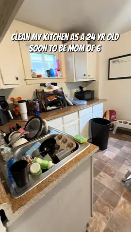 No I’m not pregnant, but after tonight I might be 😂🤸🏽‍♀️ #sahm #CleanTok #cleanwithme #cleaning #momof5 