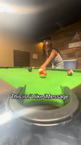 I don’t win in iMessage 8ball idk what I expected #billiards #8ballpool #foryoupage #xyzbca #fyp 