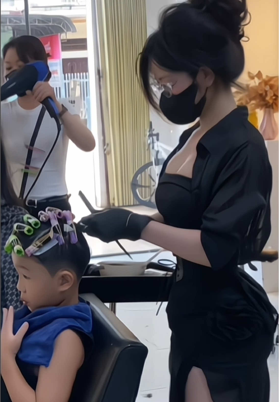Uốn layer #nubarber #tocnamdep #conhanh #conhanhbaber 