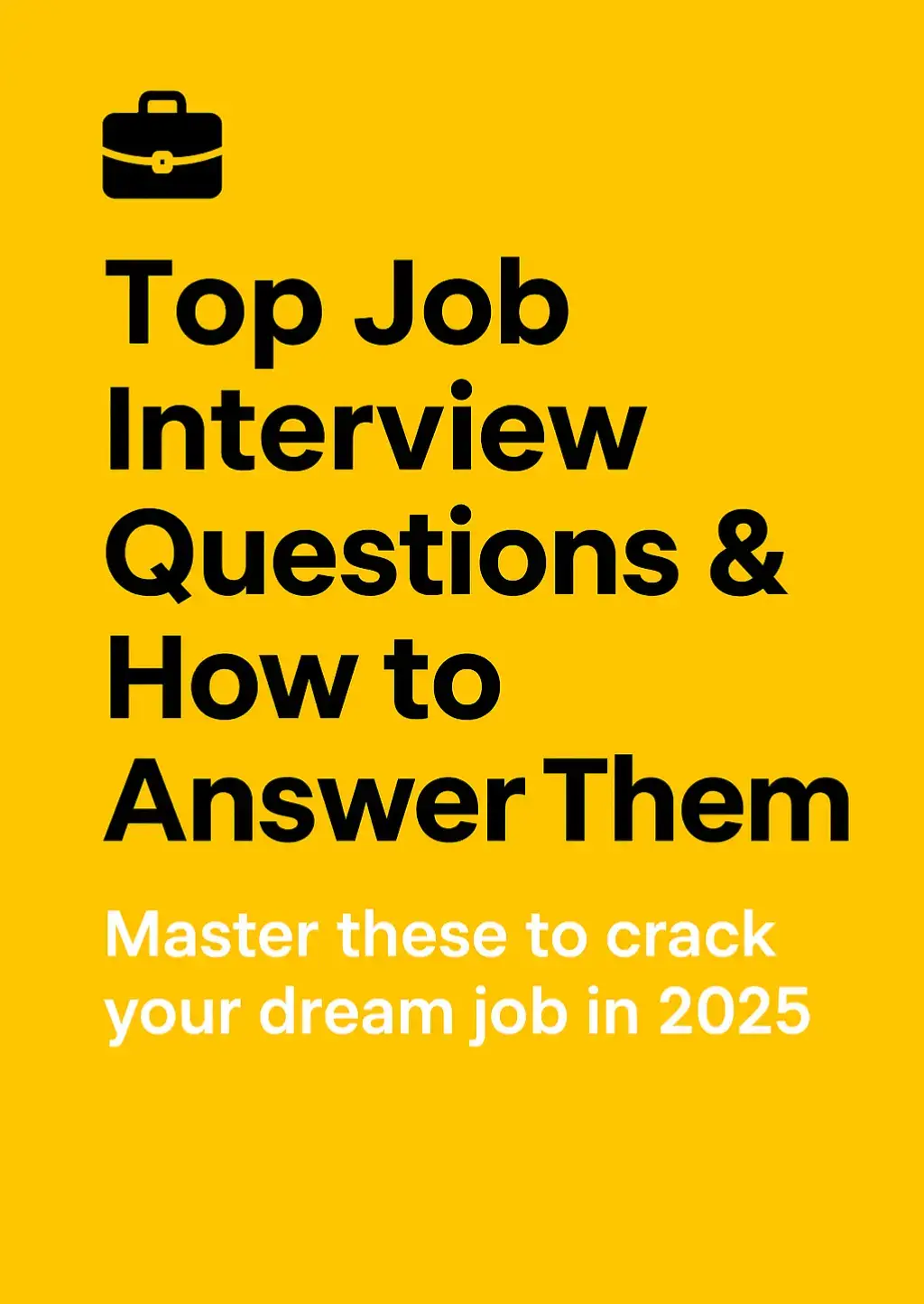 Struggling with interviews? 🤯 Here are the most asked job interview questions and the RIGHT way to tackle them! 💡 Boost your confidence & land that dream job. #InterviewTips #JobHunt #CareerGrowth #InterviewQuestions #TechJobs 