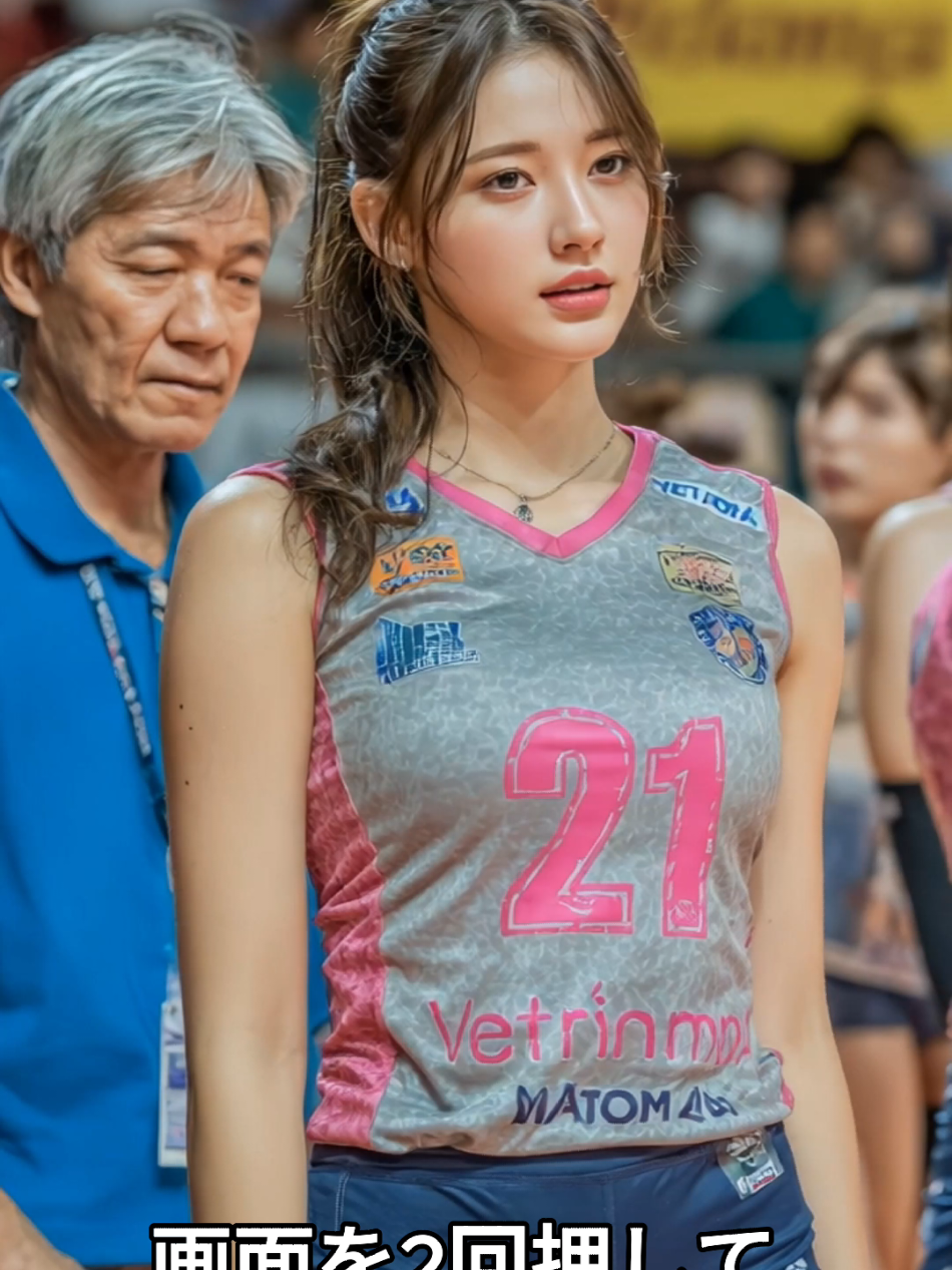 A stunning performance by a beautiful American volleyball player at the volleyball court#Volleyball #Sports #Dance #trand #fyp 