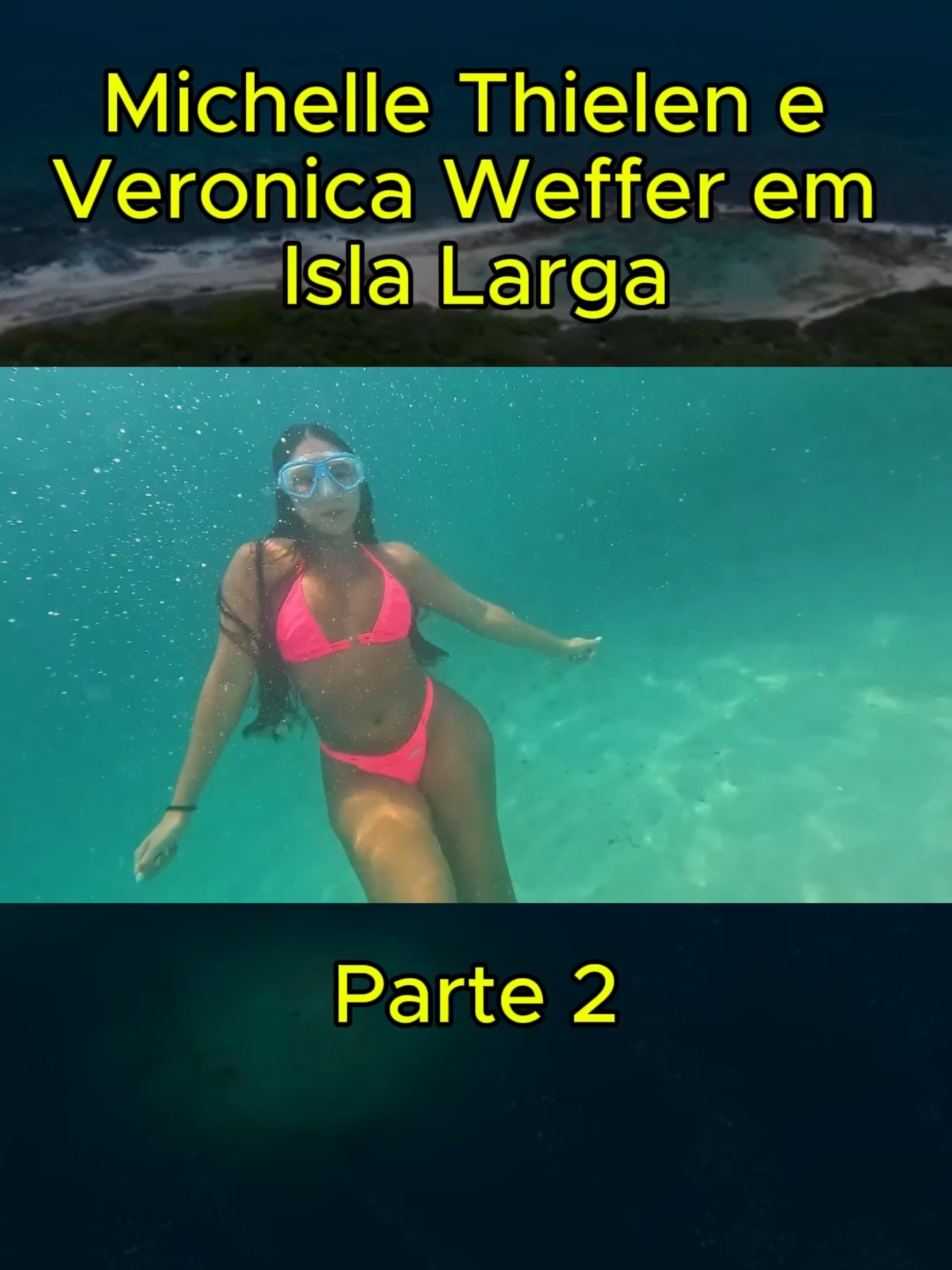 Isla Larga - Venezuela (parte2), com Michelle Thielen e Veronica Weffer #venezuela🇻🇪 #michellethielen09 #viajandoconvero #islalarga #praias #viajar