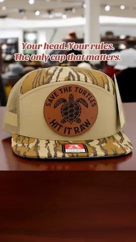 Save The Turtles Hit It Raw Patch Hat #TikTokTrend #SummerStyle #TikTokShopSummerTurnup 