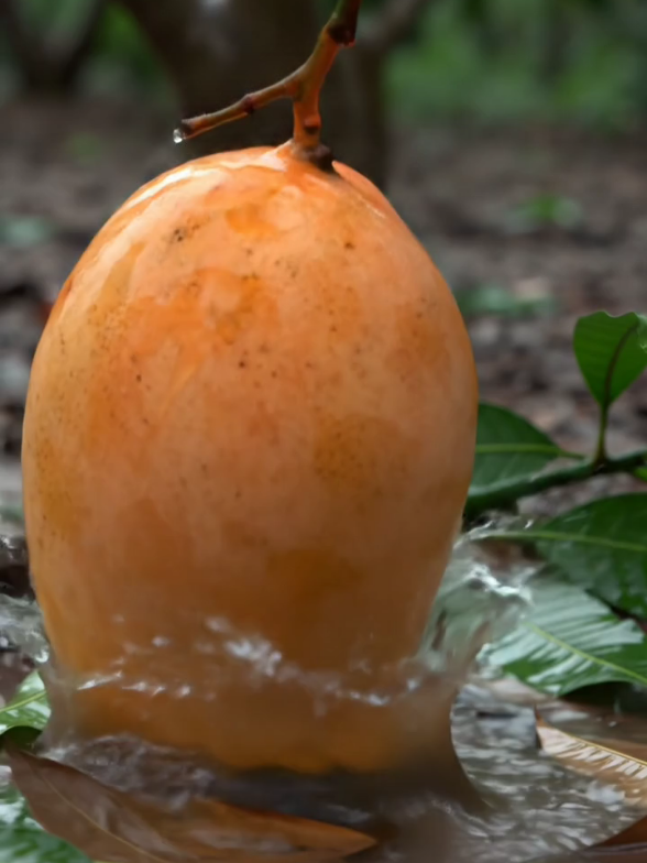 Juicy Mango 🥭 Fall in Rain #mangoes #rain #rainwater #mango #viral 