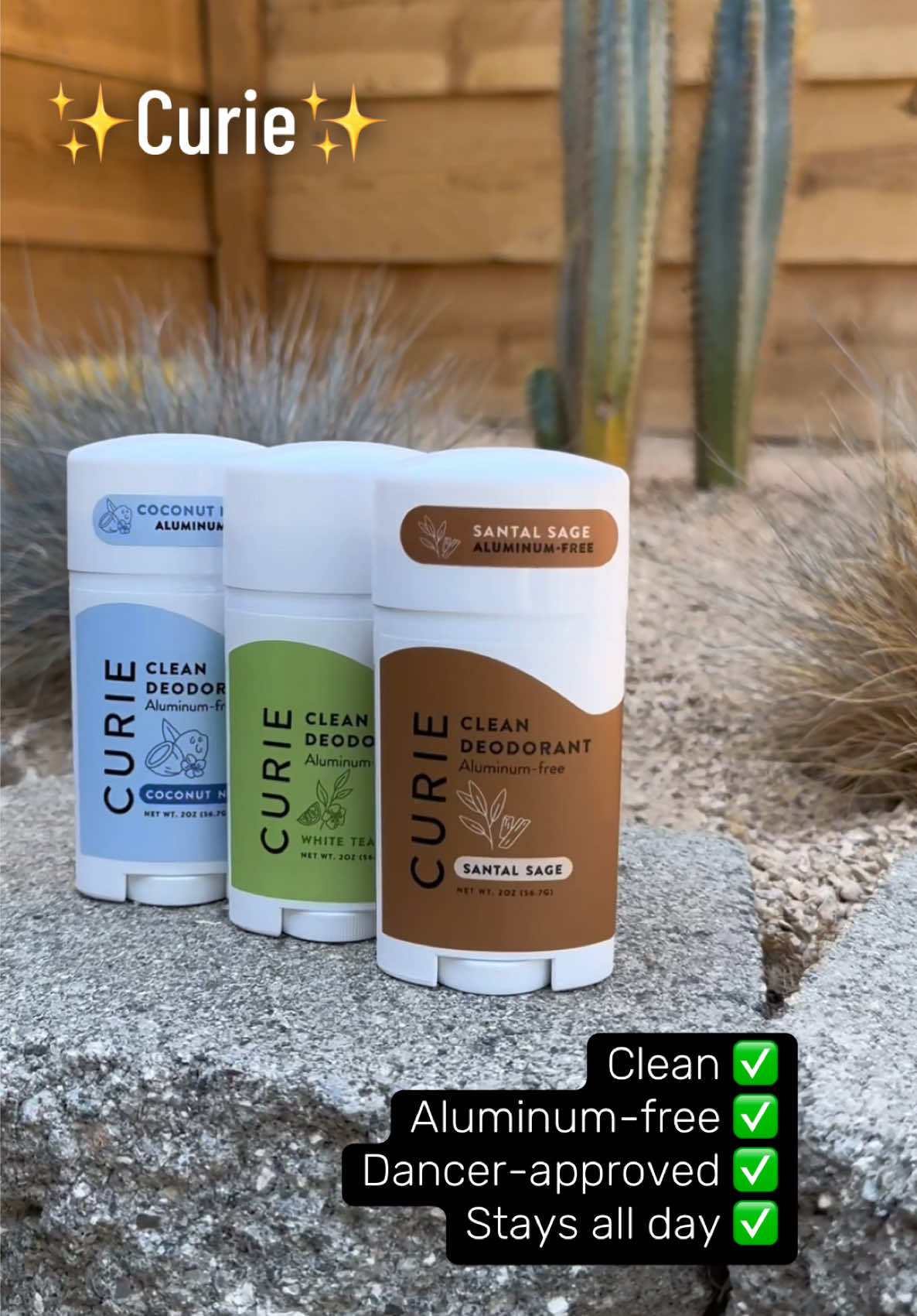 And now available at Target😍😍@Curie #cleaningredients #athletelife #deodorant #paidpartnership #advertisement 