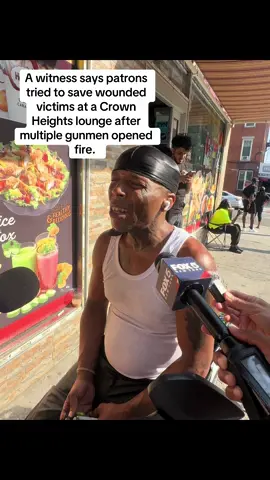 A witness says patrons tried to save wounded victims at a Crown Heights lounge after multiple people opened fire. Three people were killed and nine others were injured inside the Taste of the City Lounge. #crownheights #brooklyn #nyc #crime #news 