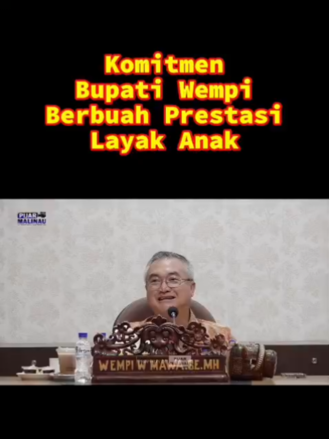 Kabupaten Malinau resmi meraih penghargaan Kabupaten Layak Anak kategori Pratama tahun 2025. Capaian ini menjadi bukti nyata konsistensi dan komitmen Bupati Wempi sejak awal kepemimpinannya dalam memastikan anak-anak Malinau mendapatkan perlindungan, hak, serta ruang tumbuh yang layak. #bupatimalinau #wempiwmawa #kaltara #fyp #foryoupage