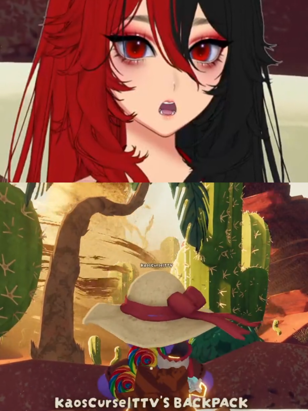 Tornado is no joke 🤣 #iamirisgaming #vtuberclips #vtuber #peak #twitchstreamer 