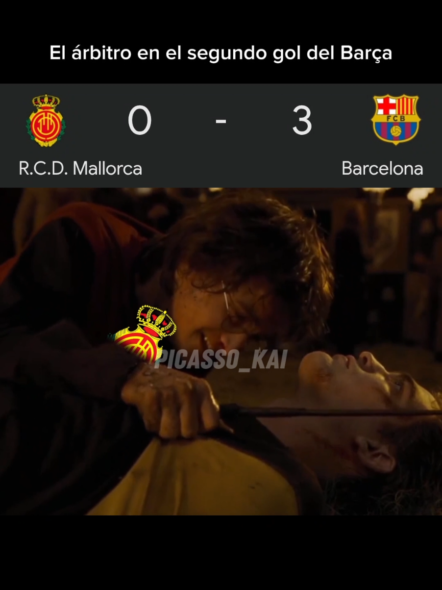 Solo es humor 😅😭⚽️ | NO COPYRIGHT INTENDED | #football #fcbarcelona #mallorca #laliga #meme 