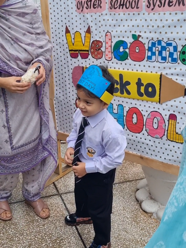 Zaviyar 1st day at school 🏫  #school #1stdayofschool #cocomelon #foryou #fyp
