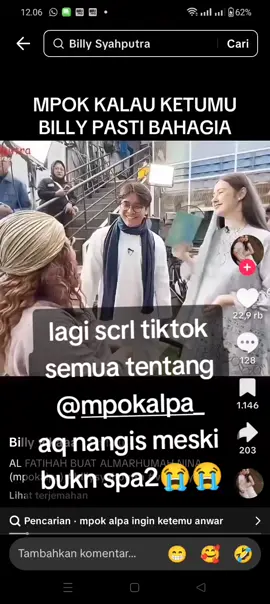 scrol tiktik liat mpok alpa ikut nangis betp baikx smpe byk yg menangi krn kprgianx #lafateha#fypシ゚viral  #@mpokalpa_ 