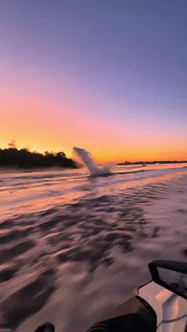 Chasing sunsets  #jetski #sunset #westernaustralia #obx #viral 