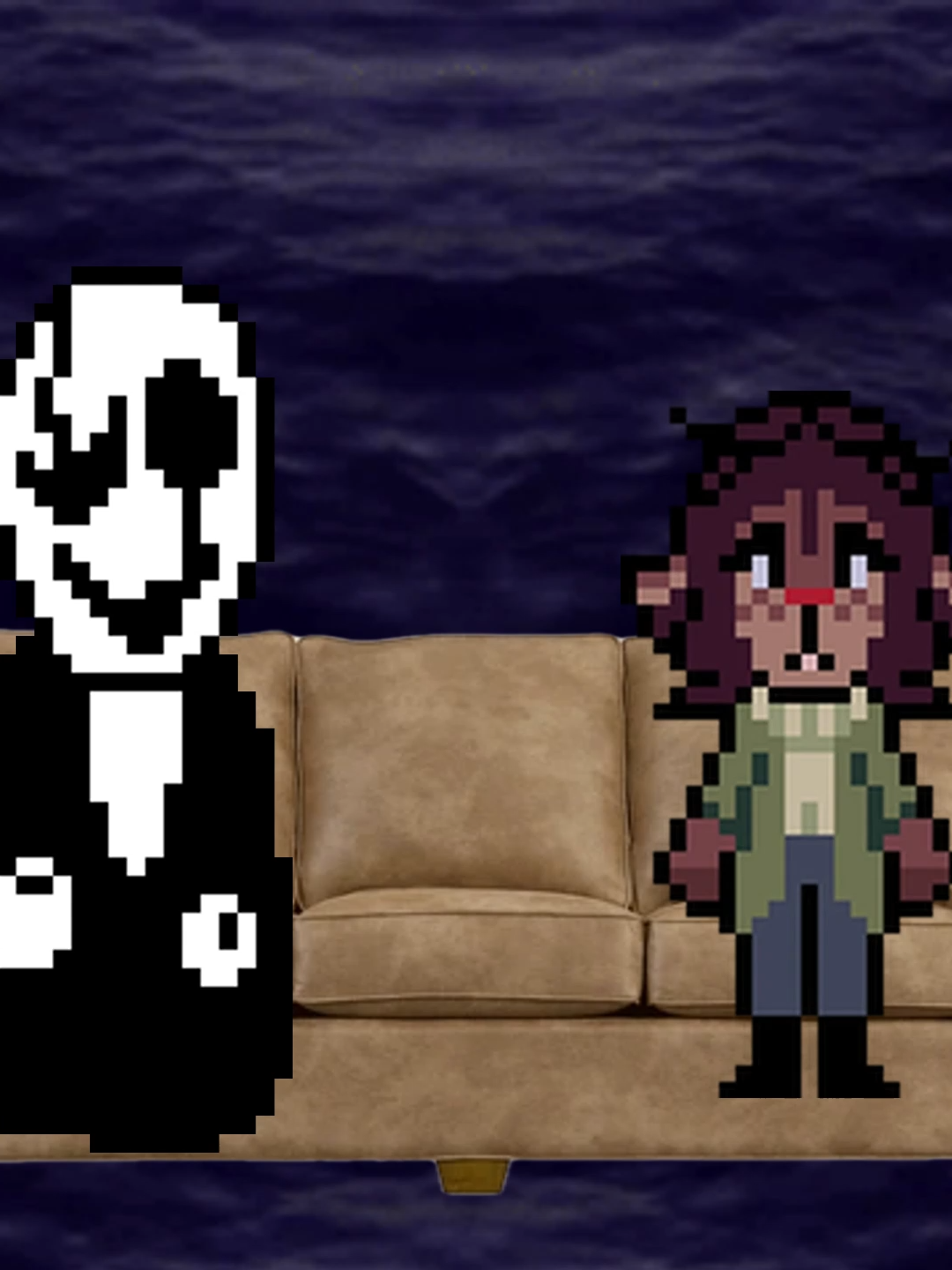 Other Side of Hometown | Yall fw my Yuri?? @huecycles dess sprite #deltarune #suselle #noelleholiday #undertale #gaster #deltarunedess #dessholiday #susiedeltarune #kingvon #godzilla #nightmareonsection8 #oblock
