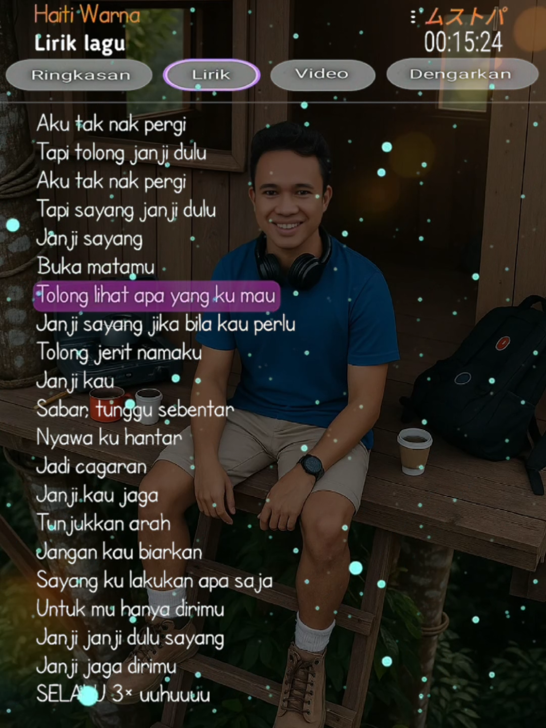 aku tak nak pergi #fyp #liriklagu #trend #lirikvideo #akutaknakpergi 