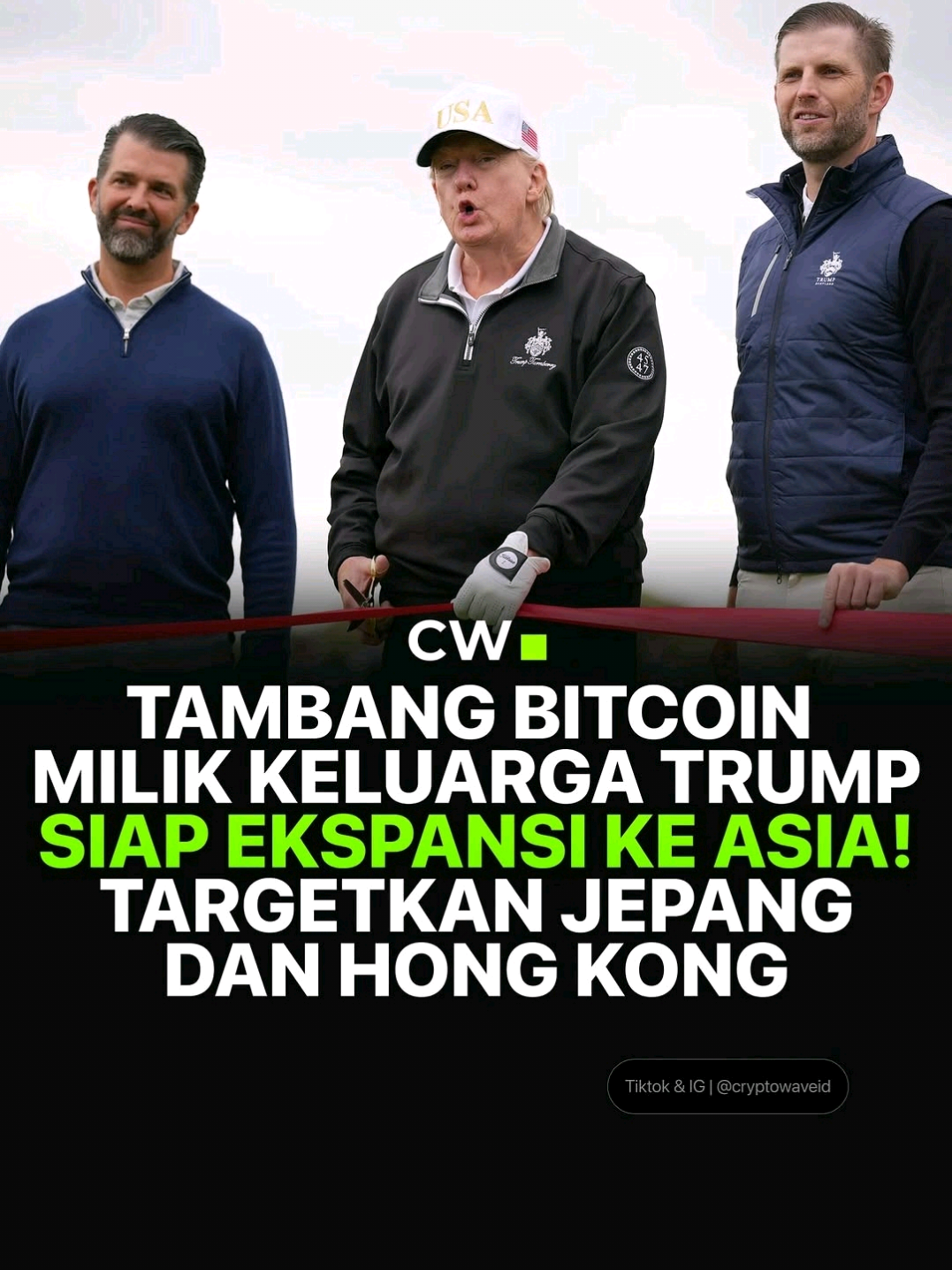 keluarga Trump kembali jadi sorotan, kali ini bukan soal politik melainkan dunia kripto. Tambang Bitcoin yang mereka kelola dikabarkan siap ekspansi ke Asia, dengan target utama Jepang dan Hong Kong. Langkah ini bisa jadi sinyal bahwa adopsi kripto semakin serius di kawasan Asia. Menarik buat ditunggu perkembangannya 👀 Musik nya old  banget 😅 #Bitcoin #cryptowave  #Trump #MiningBitcoin #gabrielrey 