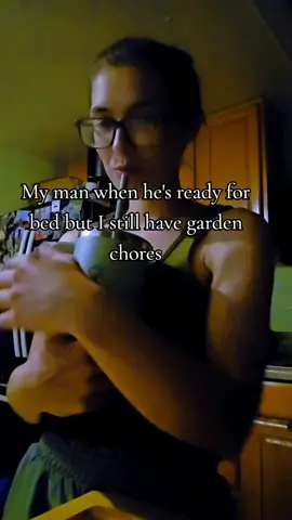 He only helps to ensure I find a stopping point before midnight  #Garden #chaosgardening #coupleshumor #gardentok #gardenchores 
