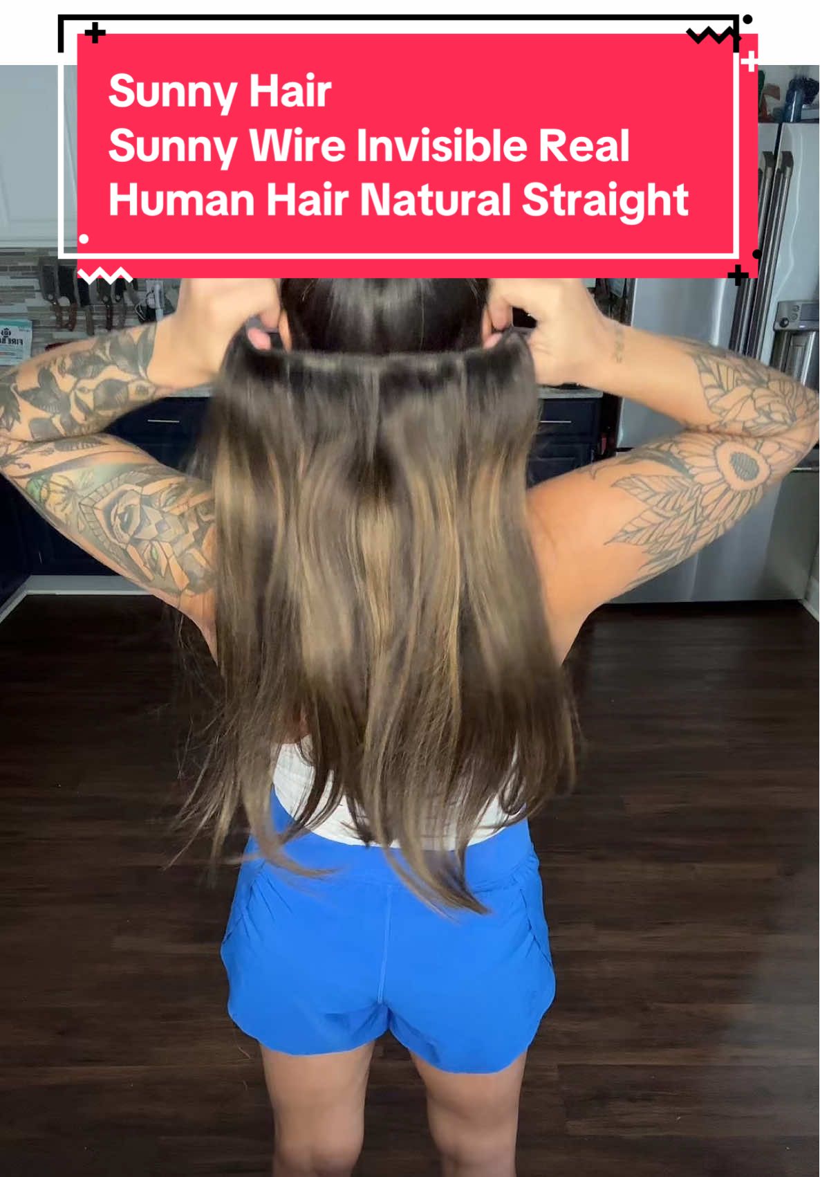 I still can’t tell if it’s a color match 😅 SEND HELP! It’s real human hair too #sunnyhair #Dealsforyoudays #Tiktokshopcreatorpicks #SuperBrandDay #SuperBrandDay 